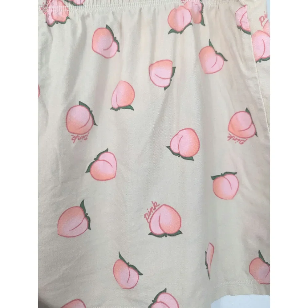 PINK Victoria's Secret Peach Lounge Sleep Boxy Short